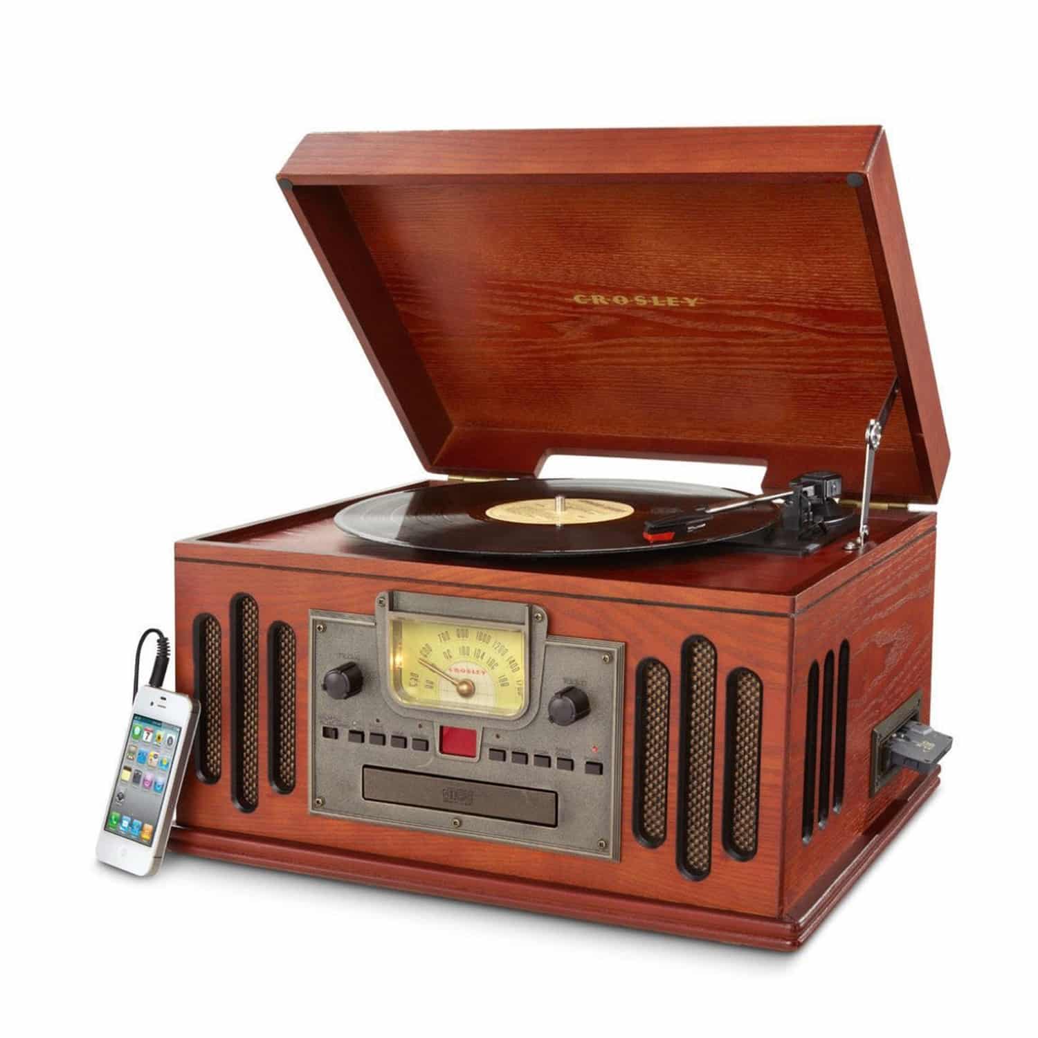 3.Jensen JTA-230 Stereo Turntable best record player