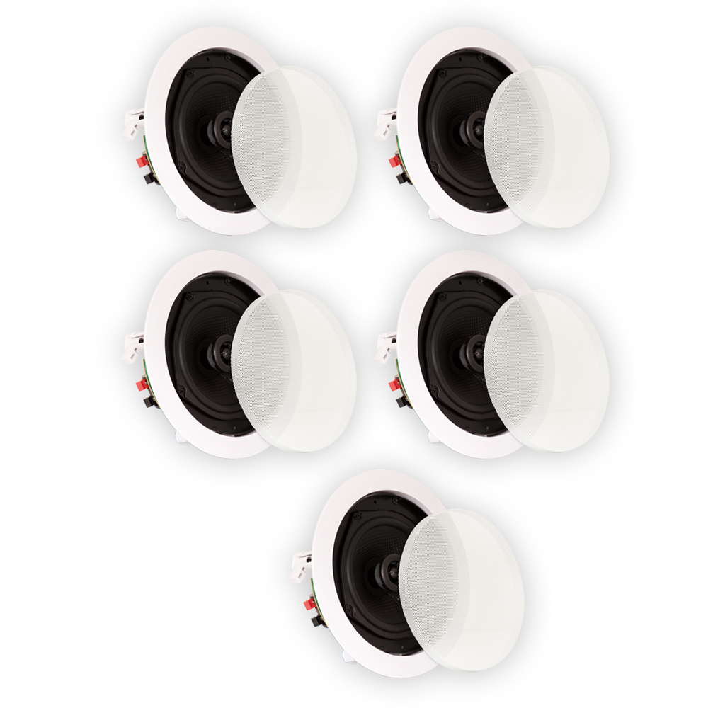 9.THEATRE SOLUTIONS TS80C 8'' IN-CEILING SURROUND SPEAKERS